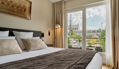 Chambre Double Panoramique, vue jardin