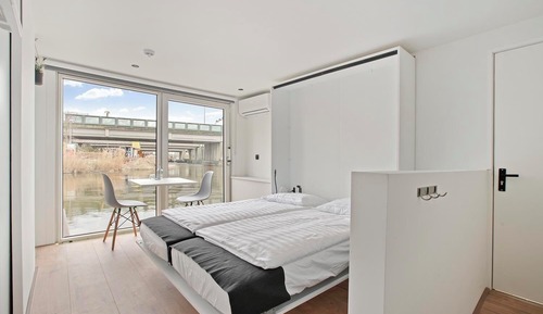 Studio Deluxe, salle de bains privée, vue lac