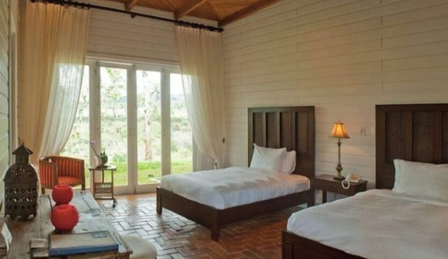 Chambre Luxe avec lits jumeaux, vue montagne