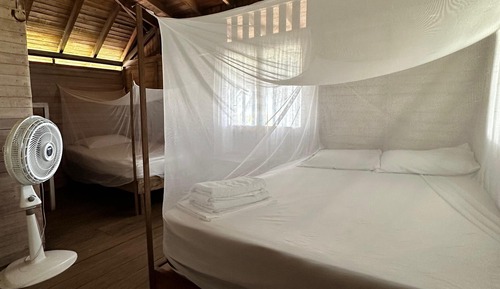 Chambre Double ou avec lits jumeaux, balcon, vue plage