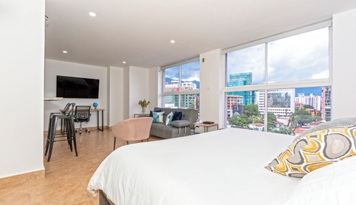 Appartement Signature, climatisation, vue ville