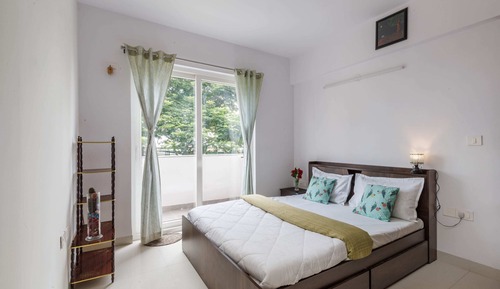 Chambre Luxe, balcon, vue parc