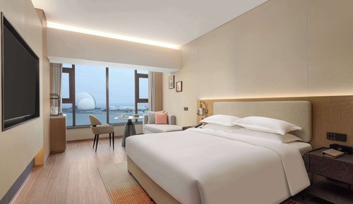 Chambre Familiale, 2 lits une place, non-fumeurs, vue mer (Themed)