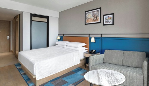 Chambre Premium, 1 très grand lit, non-fumeurs, vue ville