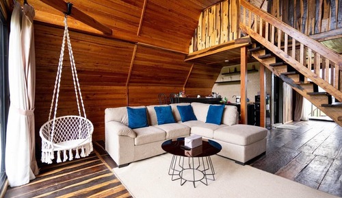Villa Deluxe, balcon, vue colline