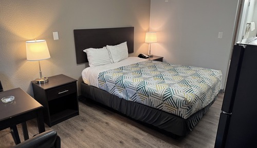 Chambre Standard, 1 grand lit, accessible aux personnes à mobilité réduite, fumeurs