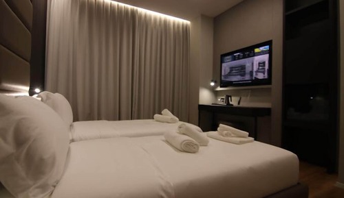 Chambre Deluxe avec lits jumeaux, vue ville