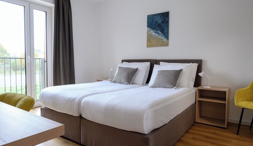 Chambre Classique Double ou avec lits jumeaux, vue fleuve