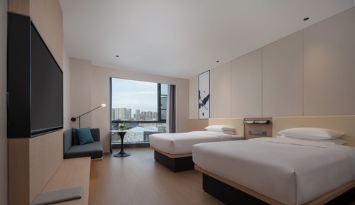 Chambre, 2 lits doubles, non-fumeurs