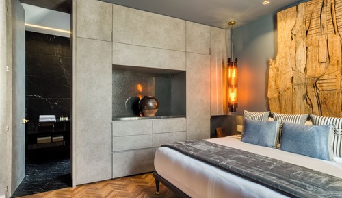 Penthouse Luxe, balcon, vue ville