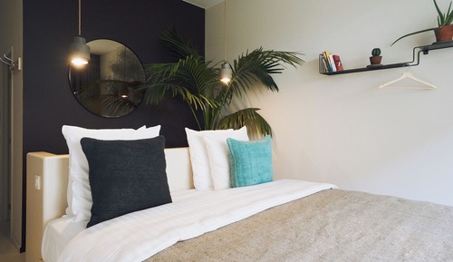 Chambre Deluxe avec lits jumeaux, vue jardin