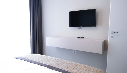 Appartement Standard, balcon, vue partielle sur la mer