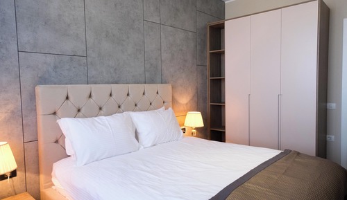 Studio Deluxe, balcon, vue partielle sur la mer