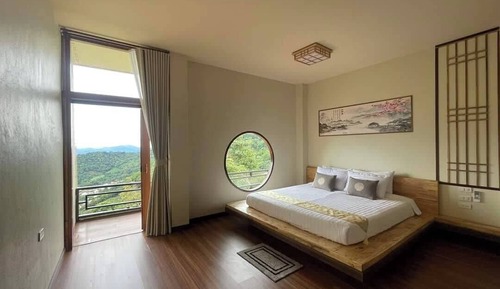 Chambre Standard, véranda, vue montagne