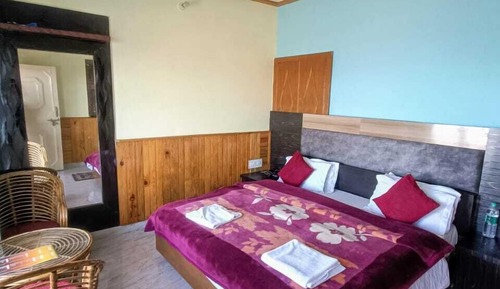 Chambre Double Deluxe, patio, vue montagne