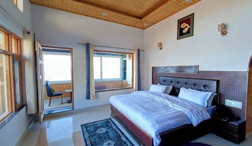 Chambre Double Premium, patio, vue montagne