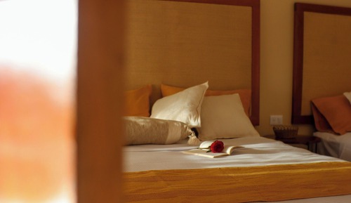 Chambre Quadruple Confort, vue piscine
