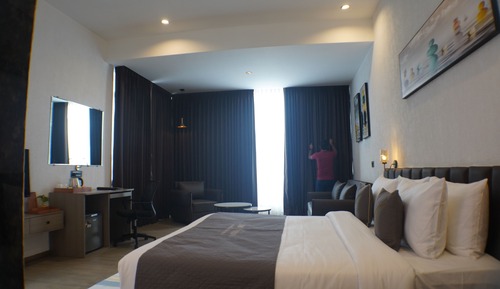 Chambre Double Deluxe pour 1 personne, vue colline