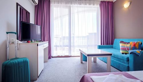 Chambre Double Standard, balcon, vue mer