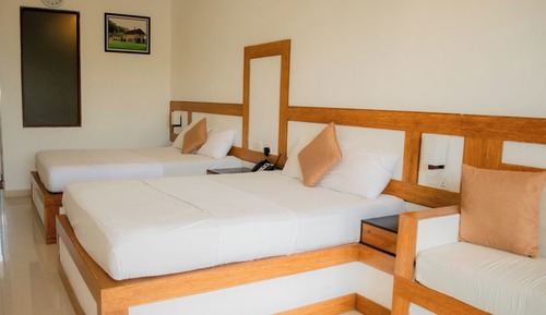 Chambre Supérieure Double ou avec lits jumeaux, 1 chambre, balcon, vue montagne