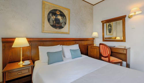 Chambre Simple Standard, balcon, vue partielle sur la mer