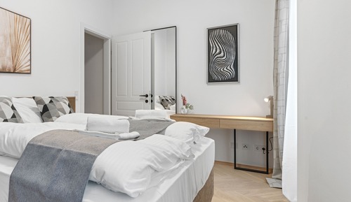 Appartement Supérieur, 2 chambres, terrasse, vue jardin