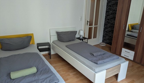 Chambre avec lits jumeaux