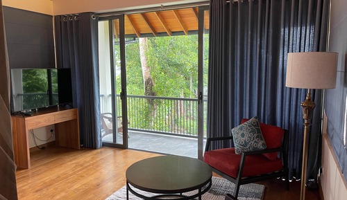 Suite Familiale, balcon, vue jardin
