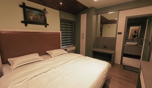 Chambre Double Luxe, fumeurs, salle de bains privée