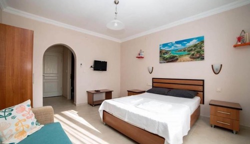 Chambre Standard, vue partielle sur la mer