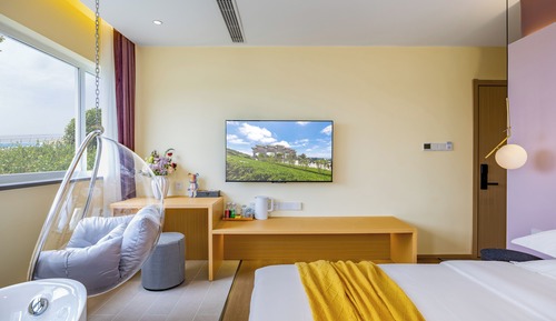 Chambre Double Classique, 1 très grand lit, piscine privée