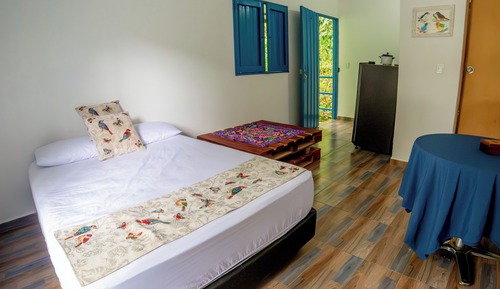 Chambre Double Classique, balcon, vue jardin