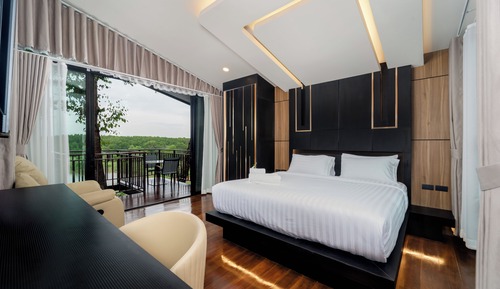 Suite Deluxe, balcon, vue lac