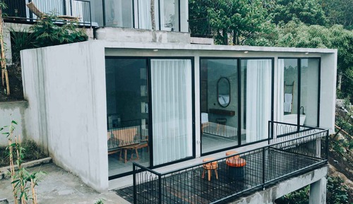 Suite, vue montagne