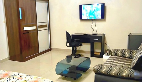 Chambre, 1 chambre, accessible aux personnes à mobilité réduite, patio