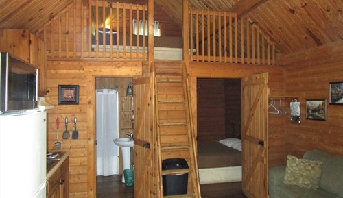 Cabane Classique, vue établissement