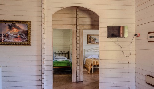 Chambre Quadruple, patio, vue montagne