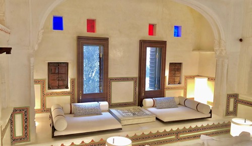 Chambre Double Luxe, vue cour intérieure