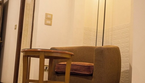 Chambre Supérieure Double ou avec lits jumeaux, balcon, vue jardin
