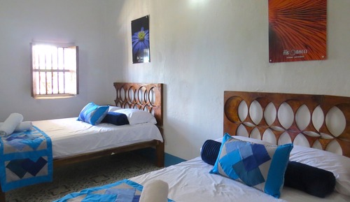 Chambre Confort avec lits jumeaux, vue cour intérieure