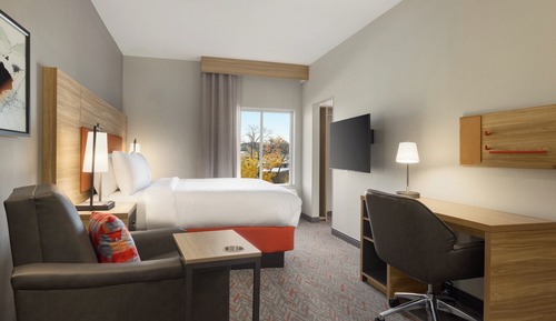 Suite Studio, 1 très grand lit, accessible aux personnes à mobilité réduite (Roll-In Shower)