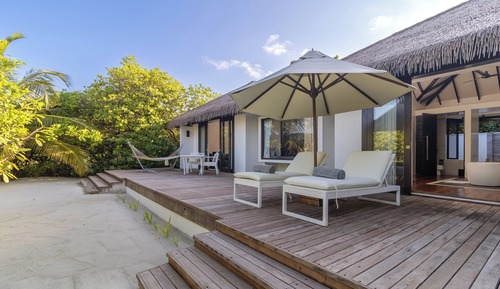 Villa, 1 très grand lit, en front de plage (Beach Access)