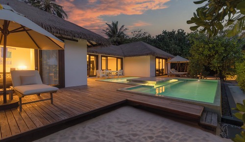 Villa, 2 chambres, en front de plage