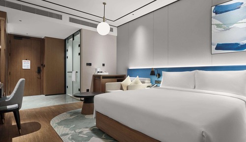 Chambre, 1 très grand lit