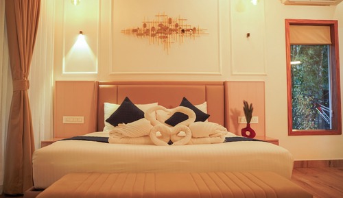 Chambre Double Supérieure, patio, vue jardin