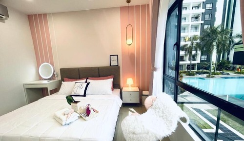 Appartement Supérieur, 3 chambres, vue piscine