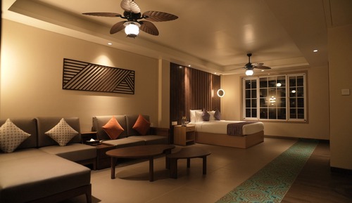 Chambre Deluxe avec lits jumeaux, vue jardin