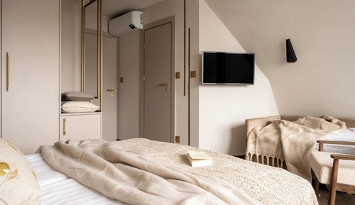 Chambre Triple Classique, balcon, vue montagne