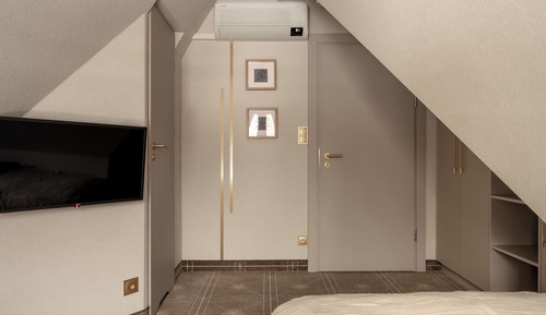Chambre Simple Classique, balcon, vue montagne