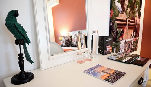 Chambre Double Deluxe, 1 grand lit, baignoire, vue ville
